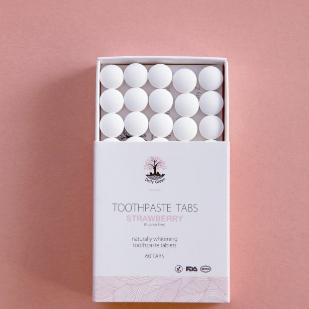 China Cruelty Free FDA Fluoride Free Toothpaste Tablets Zero Waste Eco Friendly wholesale