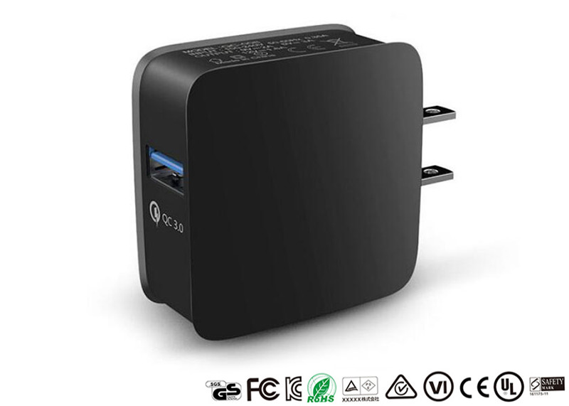 China International Travel Adapter QC3.0 Wall Charger Adapter With US EU Plug wholesale