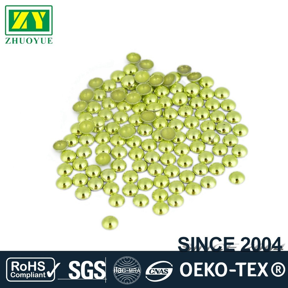 China High Color Accuracy Flat Back Metal Studs Good Stickness With Even Shinning Facets wholesale