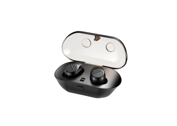 China Sweatproof TWS Bluetooth Earphone , Mini Invisible Wireless Earbuds With Charging Bin wholesale