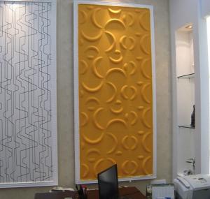China Colored Vinyl 3D Decorative Wall Panels wholesale