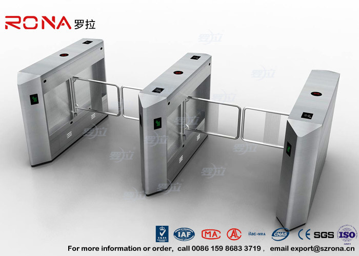 China Security 900mm Swing Barrier Gate Handicap Accessible RFID Turnstyle Gates wholesale