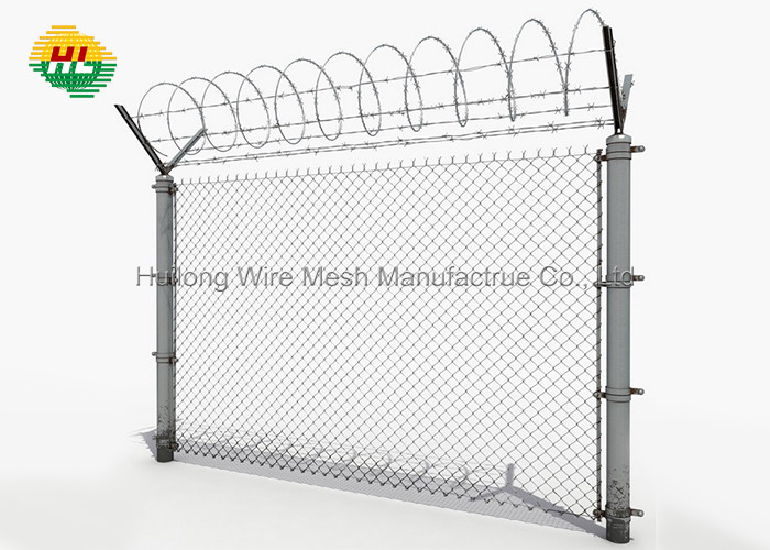 China 25m Green Pvc Chain Link Fence wholesale