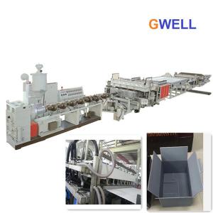 China PE Hollow Board Extrusion line PE Lattice Board Production Machine Twin Screw Extruder wholesale