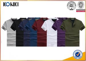China Knitted Custom Polo Shirt 100% Cotton Polo Shirts 200gsm Fabric Weight for Men wholesale