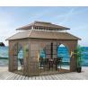 Buy cheap China garden house outdoor pavilion with sofa garden rattan tents 1115 from wholesalers