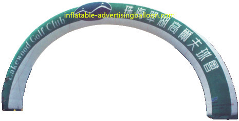 China 10M Fashion Inflatable Arch , Inflatable Entrance Arch Made Of Oxford For Advertising wholesale