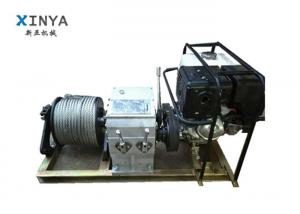 China High Efficiency 3t Faster Air Cooling Gasoline Engine Powered Winch wholesale