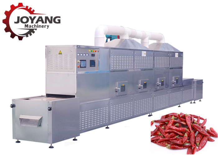 China Continuous Tunnel Microwave Chili Drying Machine Red Pepper Dryer Machine wholesale