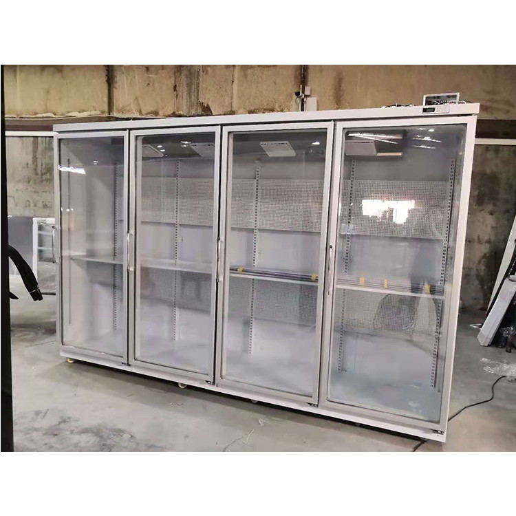 China Four Doors 5 Tier Custom Commercial Refrigerator For Fruit wholesale