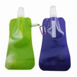 China Collapsible and Foldable Water Drinking Bottle, Made of BPA-free Material wholesale