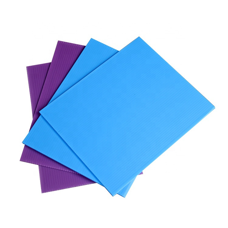 China High quality pp hollow core plastic sheets / board wholesale