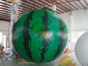 China 4m diameter watermelon Fruit Shaped Balloons Rainproof / Fireproof wholesale