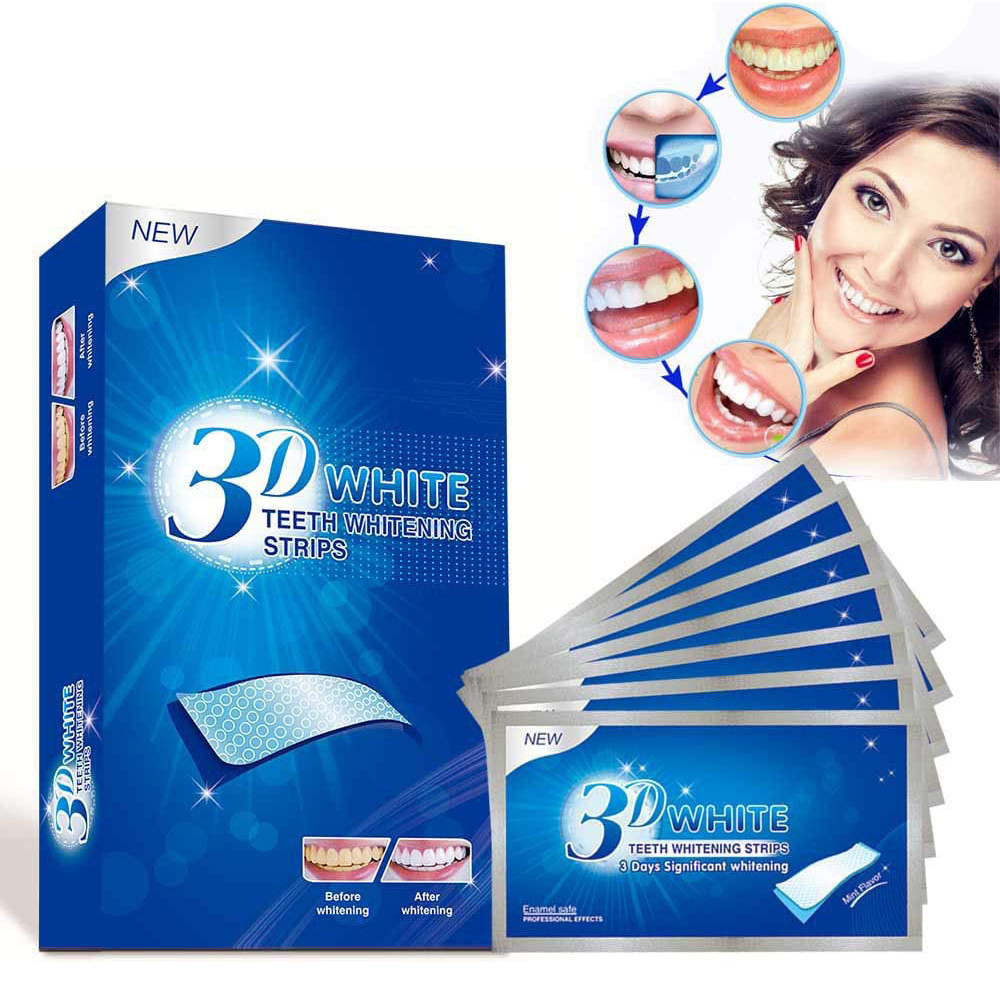 China Easy Carrier Coconut 5D Whitening White Strips For Sensitive Teeth wholesale