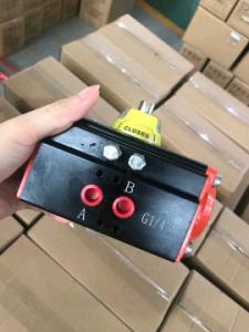 China 90 ANGLE Aluminum Pneumatic Rotary Actuator double acting and single acting actuator wholesale