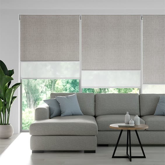 China Wifi Rechargeable Window 300cm Sunblock Patio Roller Shades wholesale