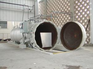 China Chemical Concrete Autoclave with PLC control and hydraulic pressure door wholesale
