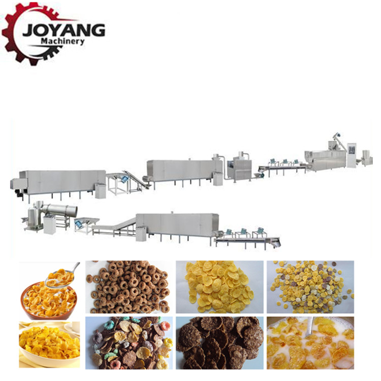 China Fitness Corn Flakes Cereal Oat Flakes Bran Flakes Breakfast Cereals Making Machine Production Line wholesale