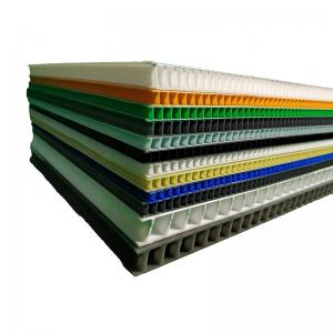 China Factory Direct Polypropylene Corrugated Hollow Core Corflute Sheet wholesale