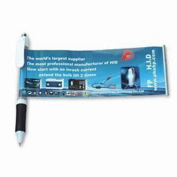 China Advertising Banner Pen with Large Printing Size on Auto-retracting Paper wholesale