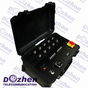 China Internal Battery GSM 3G 4G 50 Meters Bomb Jammer wholesale