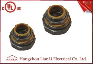 China Liquid Tight Flexible Conduit Fittings Straight Connector With PVC Throat wholesale