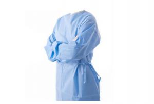 China Dustproof Operation Room Blue Disposable Isolation Gowns wholesale