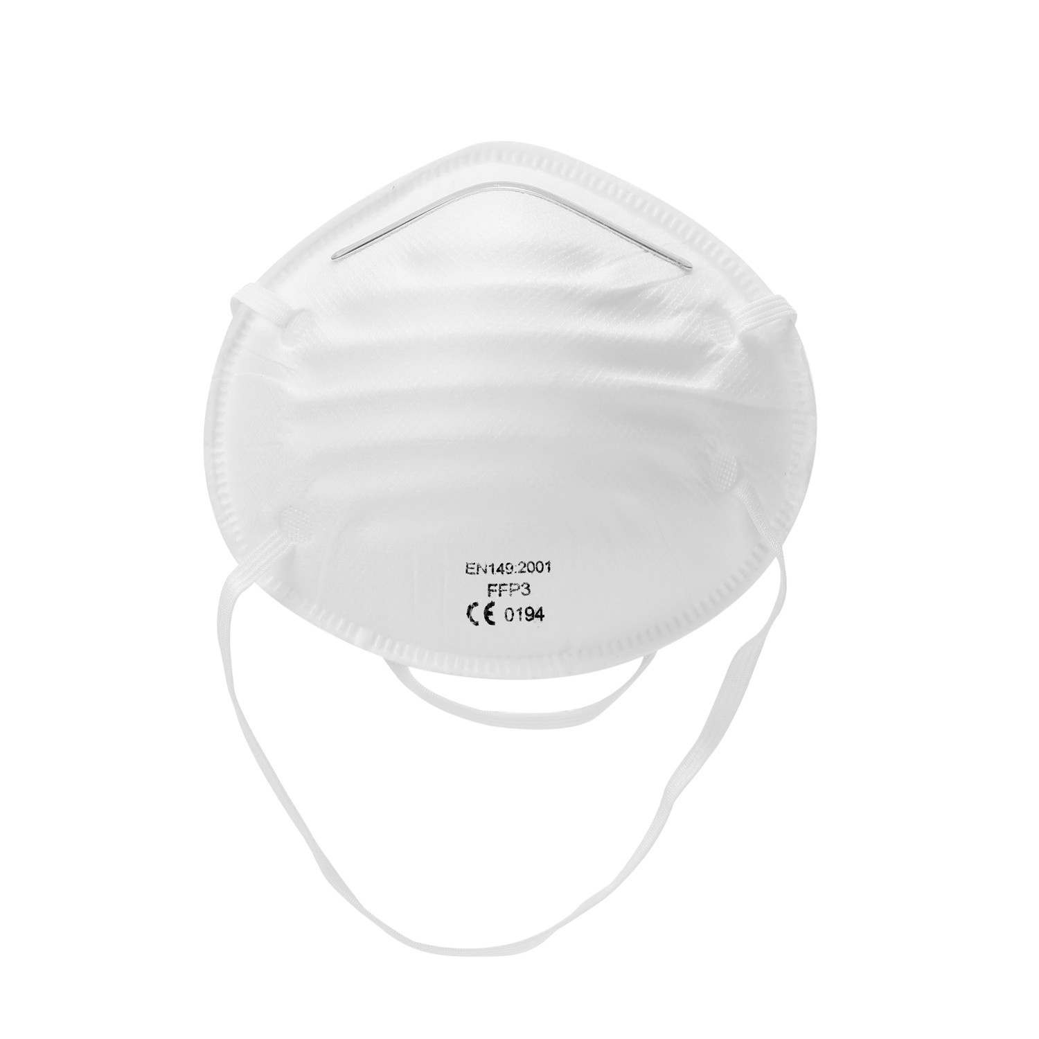 China High Softness Cupped Face Mask Anti Dust For Mining / Textile White Color wholesale