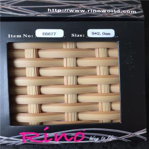 China Uv Stabilizer Pe Rattan Wicker , Outdoor Chair Rattan Material For Weaving wholesale