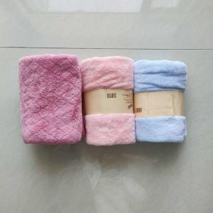 China Wholesale soft 70*140cm microfiber towel gift  coral fleece bath towel wholesale