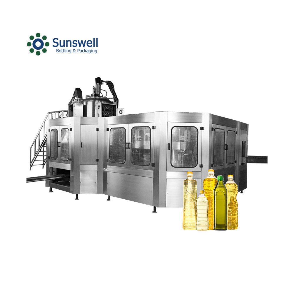 China Liquid Edible Oil Filling Machine 50 Ml 3700 Ml Packing Automated wholesale