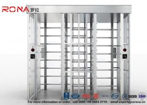 China Double Lane Security Controlled Turnstile Security Gates Rapid Identification wholesale
