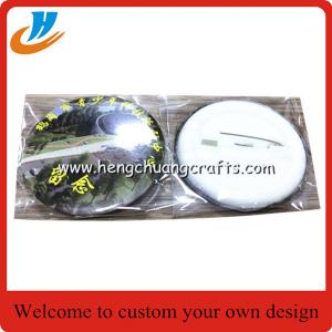 China Badge factory custom tin button badge L087, cheap tin badge wholesale custom wholesale