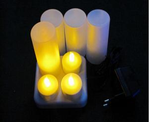 China Rechargeable LED Candle Light in Set of 4 wholesale