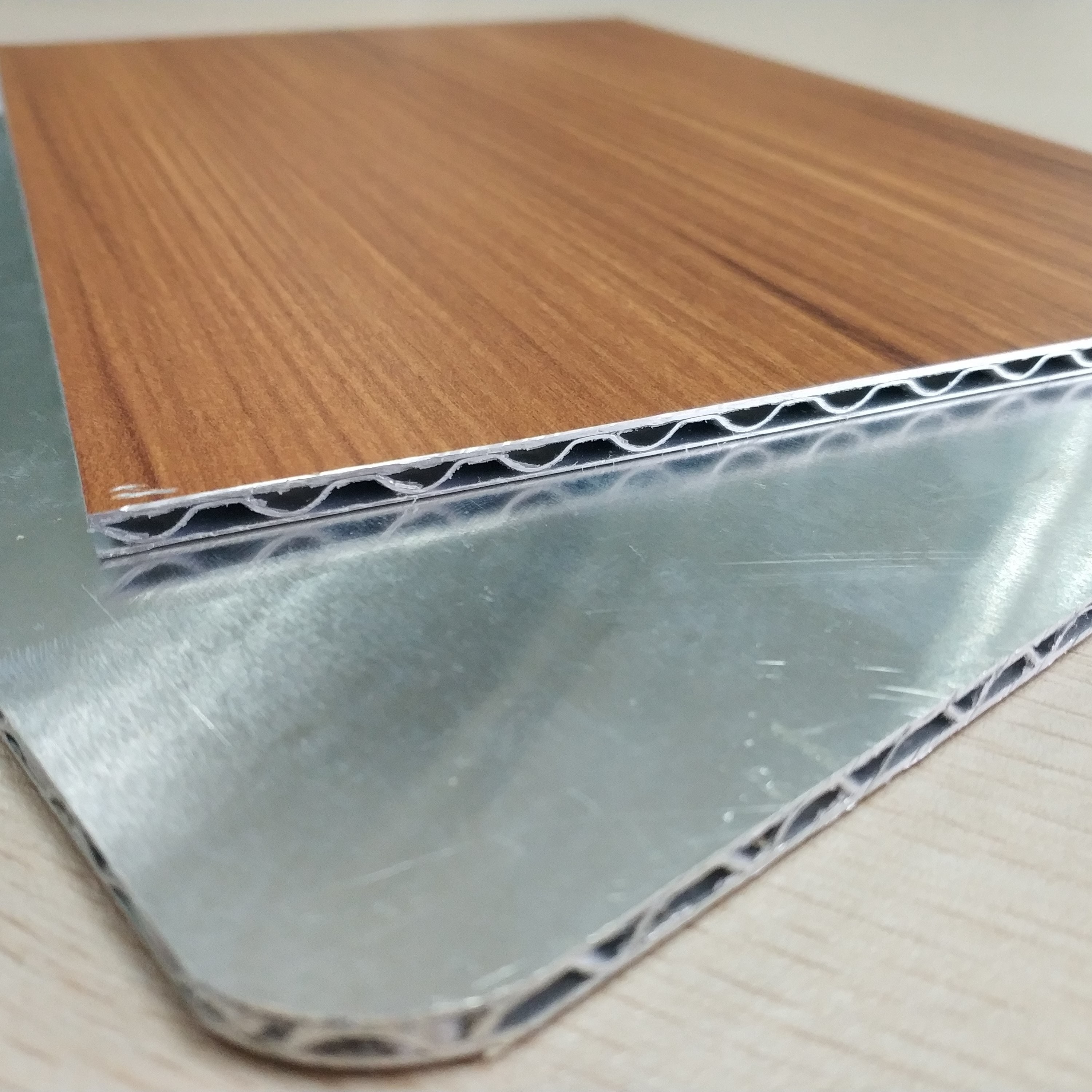 China Wooden Marble Series PVDF Aluminum Composite Panel , Aluminium Core Panel wholesale