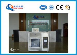 China IEC 60695 Stainless Steel Needle Flame Testing Equipment / Pin Flame Test Chamber wholesale