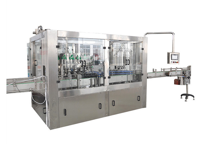 China SUS316L Soda Water Filling Machine , Rotary Tray Automatic Beer Bottle Filler wholesale