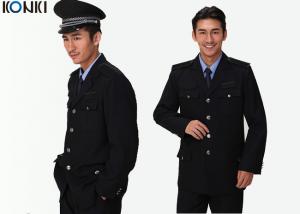 China Single Breasted Jacket Security Guard Uniform Long Sleeve For Men wholesale