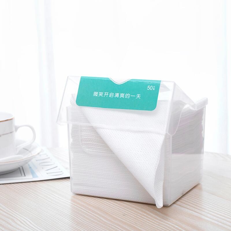 China Nonwoven Disposable Cotton Wipes Dry Facial Pocket Tissue For Personal Care wholesale