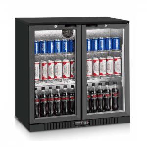 China Twin Door 210 litres 520mm Under Counter Bottle Coolers wholesale