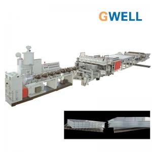China Polycarbonate Sheet Extruders Machine PC Hollow Section wholesale