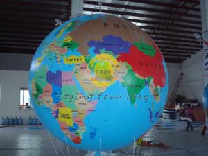 China Custom Huge Earth Balloons Globe wholesale