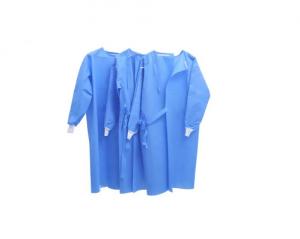 China Adult Blue PP Hospital Disposable Sterile Gowns wholesale