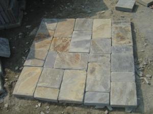 China Rust Slate Patio Pavers Rusty Slate Paving Stone Multicolor Slate Pavement Slate Floor Til wholesale
