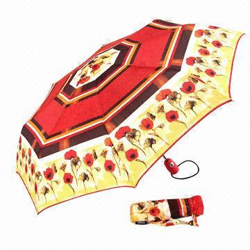 China Promotional 2 or 3-fold Umbrella, Available by Manual and Automatic Open  wholesale