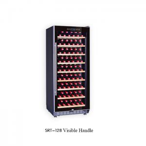 China glass door 135w 110 bottles Freestanding Wine Fridge wholesale