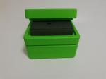 China Flood Fluid Sample Cool Box Containers Green Color Foam Insulation Portable Delivery Container wholesale