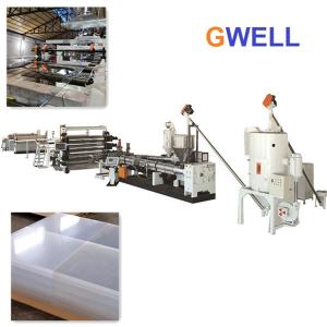 China HIPS Thick Sheet Making Machine HIPS Board Extrusion Line For Use Refrigerator Quality After-sales Service wholesale