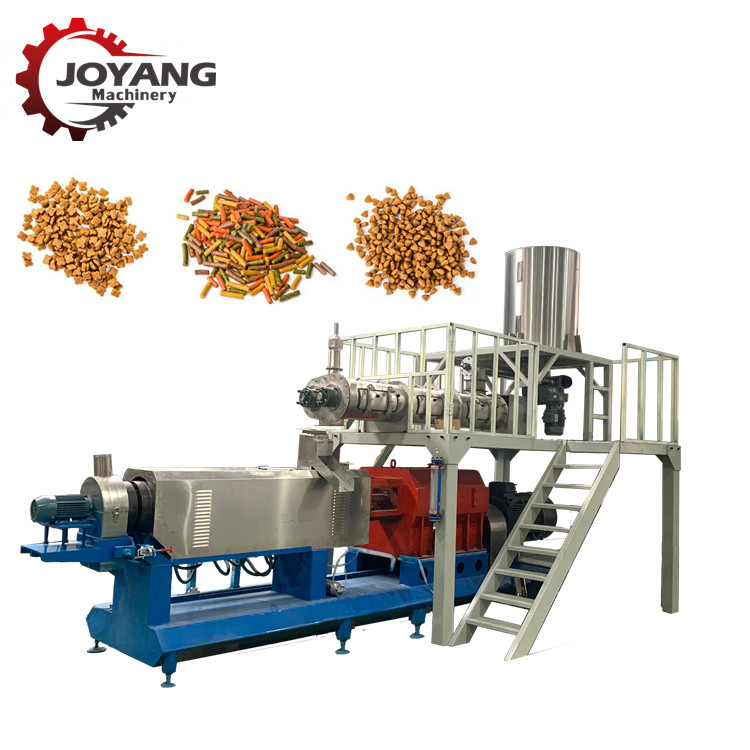 China Dry Dog Cat Food Extruder Line for Production Pet Food Making Machine wholesale