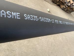 China ASTM A335 P11 P22 P5 P9 Beveled Seamless Boiler Tubes Carbon Steel Pipe wholesale